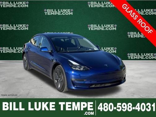 Deep Blue Metallic 2023 Tesla Model 3 Long Range