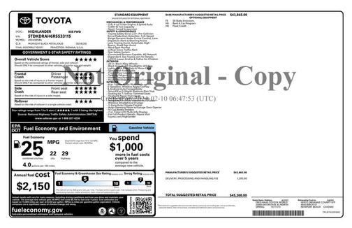 2024 Toyota Highlander XSE