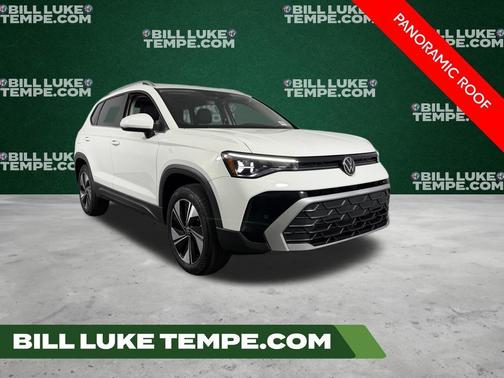 Pure White 2025 Volkswagen Taos 1.5T SE