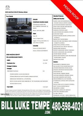 2025 Mazda Mazda3 FWD w/Preferred Package