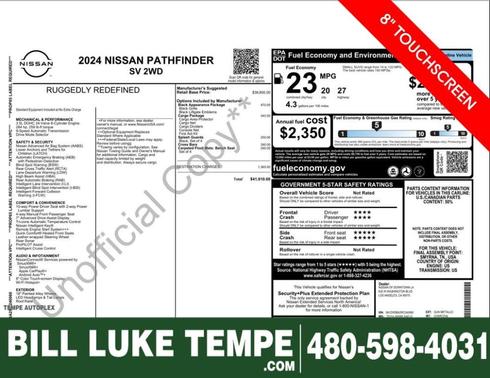 2024 Nissan Pathfinder SV