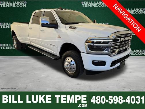 Bright White Clearcoat 2025 RAM 3500 Laramie
