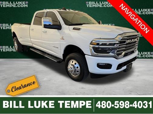Bright White Clearcoat 2025 RAM 3500 Laramie