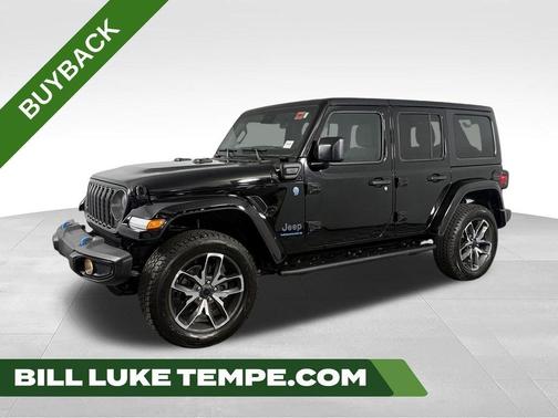 Black Clearcoat 2024 Jeep Wrangler 4xe Sport