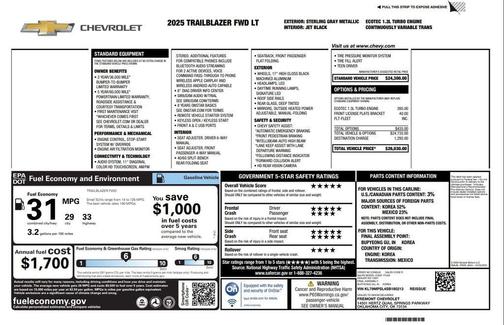 2025 Chevrolet Trailblazer LT