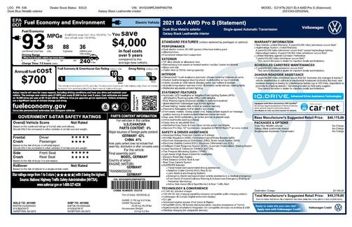 Blue Dusk 2021 Volkswagen ID.4 Pro S