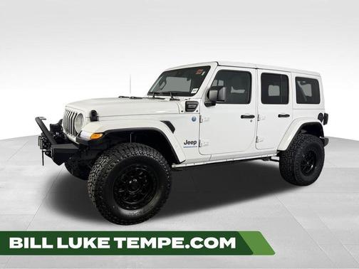 Bright White Clearcoat 2025 Jeep Wrangler 4xe Sahara