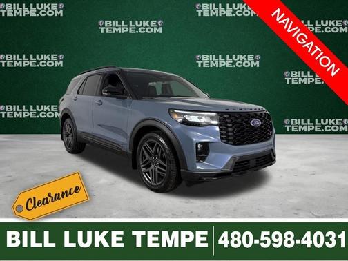 Vapor Blue Metallic 2025 Ford Explorer ST