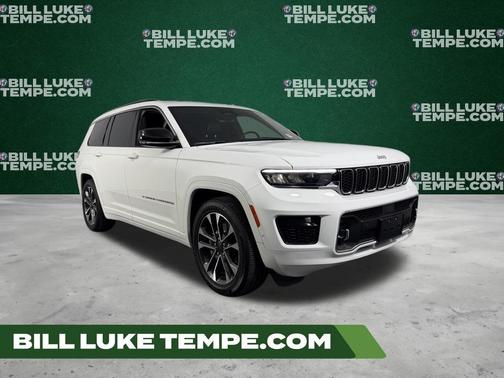 Bright White Clearcoat 2024 Jeep Grand Cherokee L Overland