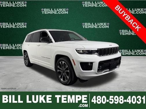 Bright White Clearcoat 2024 Jeep Grand Cherokee L Overland
