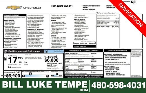 2025 Chevrolet Tahoe Z71