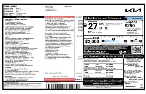 2024 Kia K5 GT