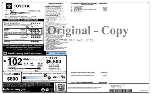 2025 Toyota bZ4X NIGHTSHADE