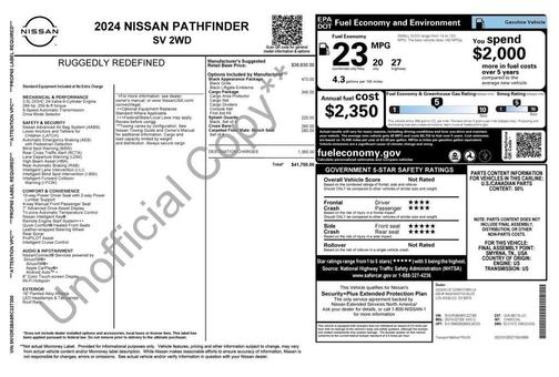 2024 Nissan Pathfinder SV
