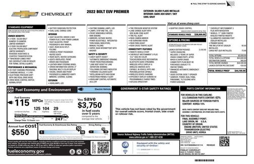 2022 Chevrolet Bolt EUV Premier