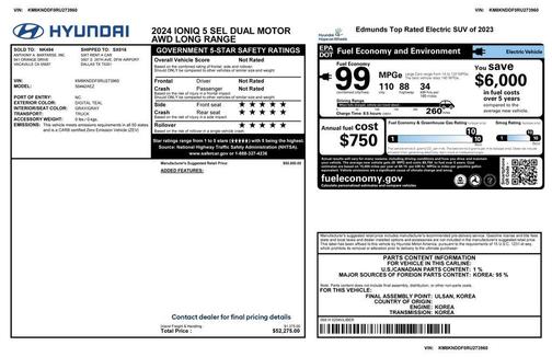 2024 Hyundai IONIQ 5 SEL
