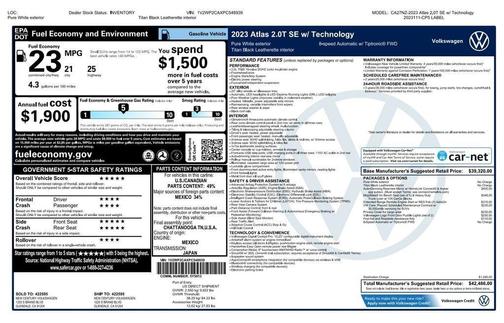 2023 Volkswagen Atlas 2.0T SE w/Technology