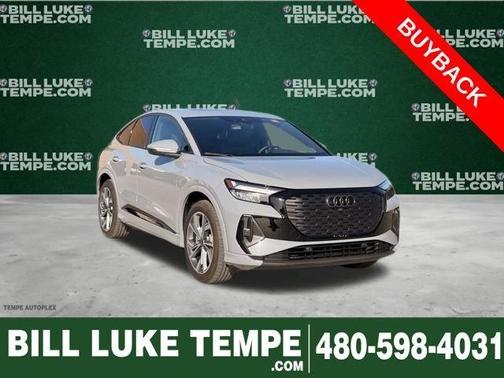 Pebble Gray 2024 Audi Q4 e-tron 55 quattro Premium