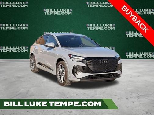 Pebble Gray 2024 Audi Q4 e-tron 55 quattro Premium