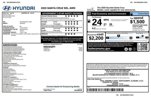 2025 Hyundai SANTA CRUZ SEL