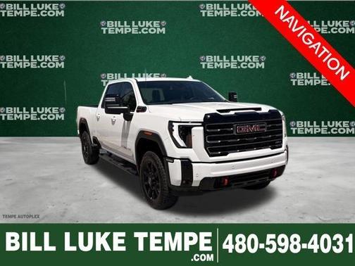 Summit White 2025 GMC Sierra 2500 AT4