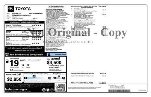 2024 Toyota Tundra Limited