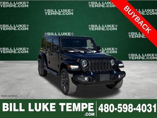 Black Clearcoat 2023 Jeep Wrangler 4xe Sahara