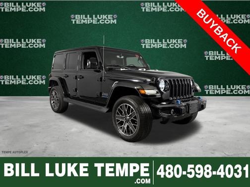 Black Clearcoat 2023 Jeep Wrangler 4xe Sahara