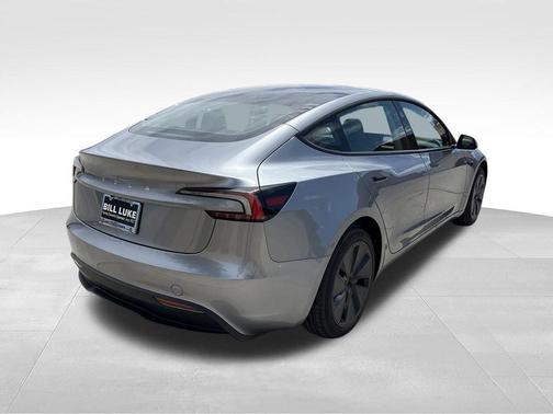 Stealth Gray 2025 Tesla Model 3 Long Range