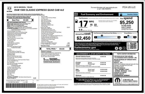 2019 RAM 1500 Classic Express