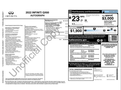2022 INFINITI QX60 AUTOGRAPH