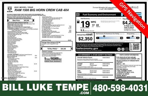 2021 RAM 1500 Big Horn