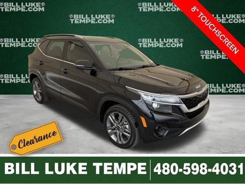 Cherry Black 2023 Kia Seltos S