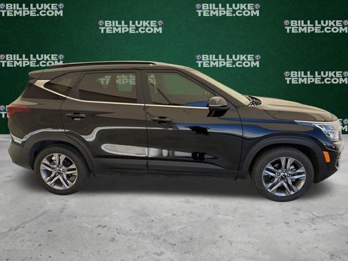 Cherry Black 2023 Kia Seltos S