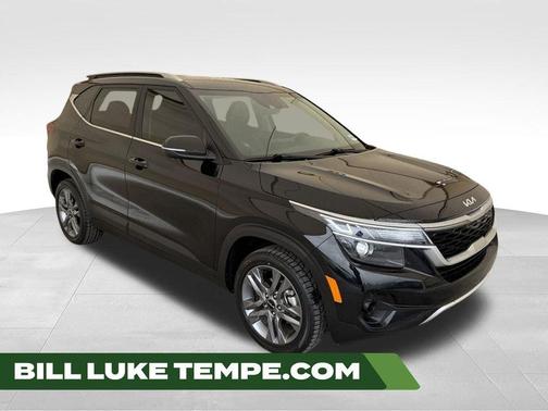 Cherry Black 2023 Kia Seltos S