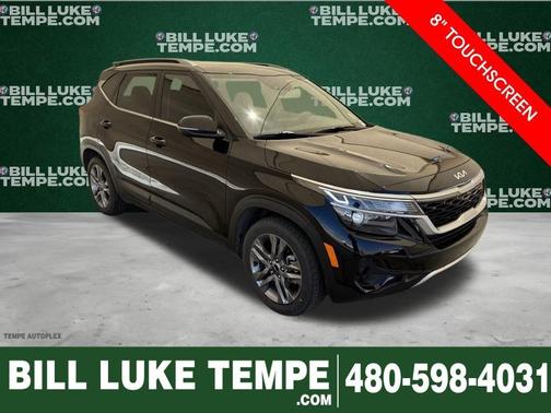 Cherry Black 2023 Kia Seltos S