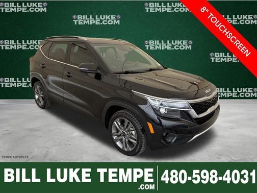 Cherry Black 2023 Kia Seltos S