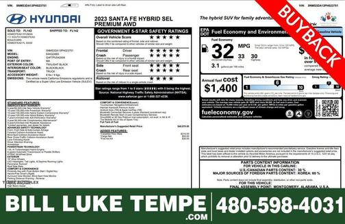 2023 Hyundai SANTA FE HEV SEL Premium