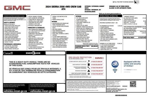 Summit White 2024 GMC Sierra 2500 AT4