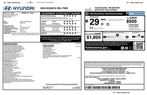 2024 Hyundai SONATA SEL