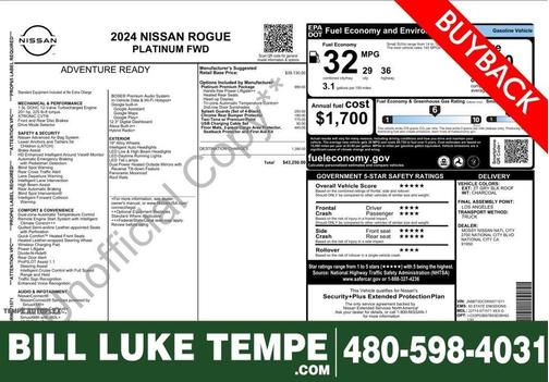 2024 Nissan Rogue Platinum