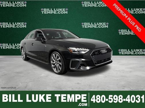 Mythos Black Metallic 2023 Audi A4 45 S line Premium Plus