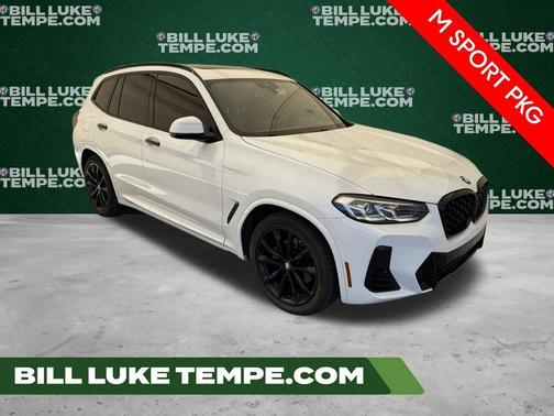 Alpine White 2022 BMW X3 sDrive30i