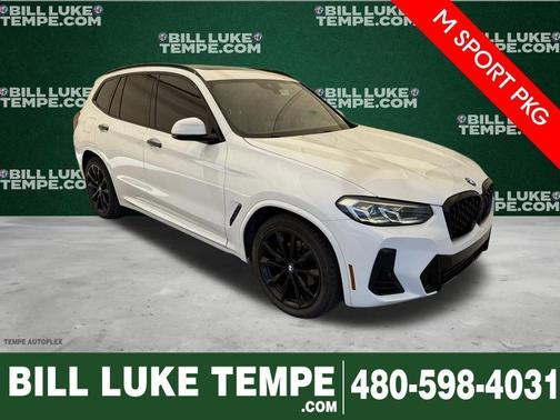 Alpine White 2022 BMW X3 sDrive30i
