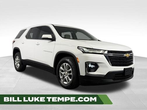 Summit White 2023 Chevrolet Traverse LS