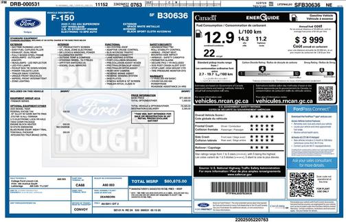 Space White Metallic 2025 Ford F-150 Tremor