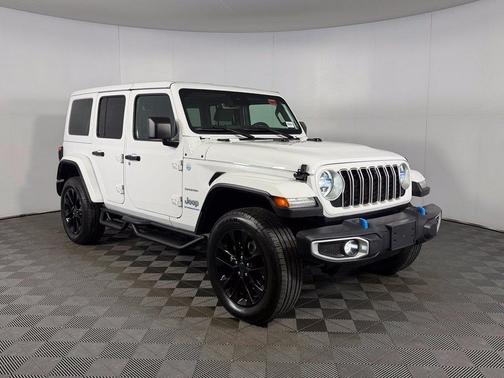 Bright White Clearcoat 2024 Jeep Wrangler 4xe Sahara