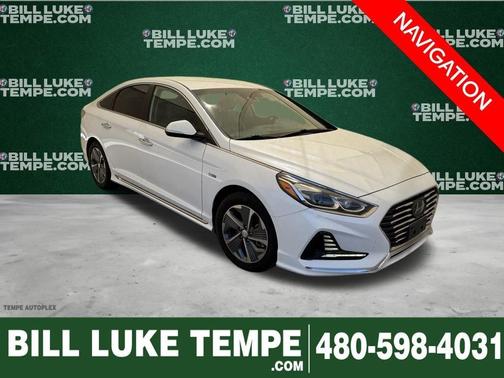 Hyper White 2019 Hyundai Sonata Plug-In Hybrid Limited