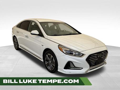 White 2019 Hyundai Sonata Plug-In Hybrid Limited