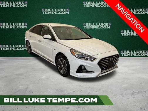 White 2019 Hyundai Sonata Plug-In Hybrid Limited